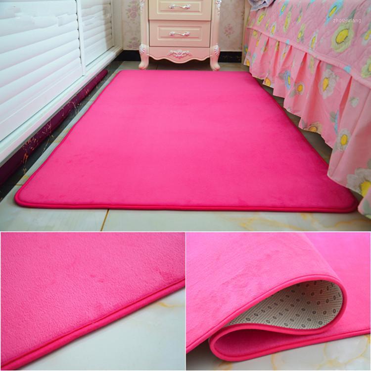 

Carpets Thick Coral Fleece Floor Mat Carpet 40x160CM,60x200cm Blankets For Tatami Table Bedroom Rectangle Living Room Rug