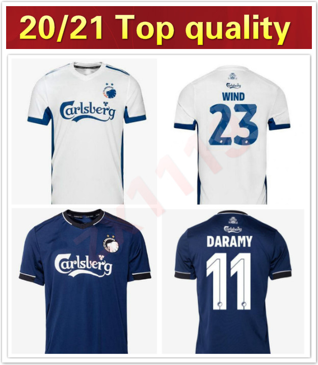 

New 2020 2021 Copenhagen soccer jersey 20 21 Home #10 ZECA Soccer Shirt #14 N'DOYE #29 SKOV Customized Away football uniforms
