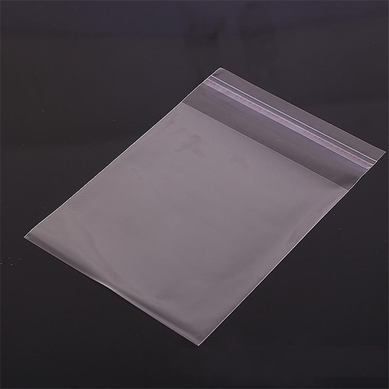 

100PCS Cellophane Poly Bags OPP Seal Gift Packaging Bag Jewelry Pouch Different Size Clean Clear Plastic Bags Water-Proof Design