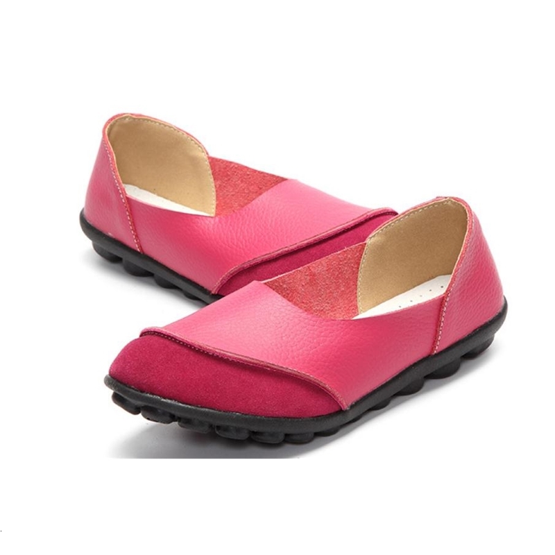 

2021 Women's in Spring and Autumn New Style Flat Bottom Round Head Shoes @2142 TKZK, Black