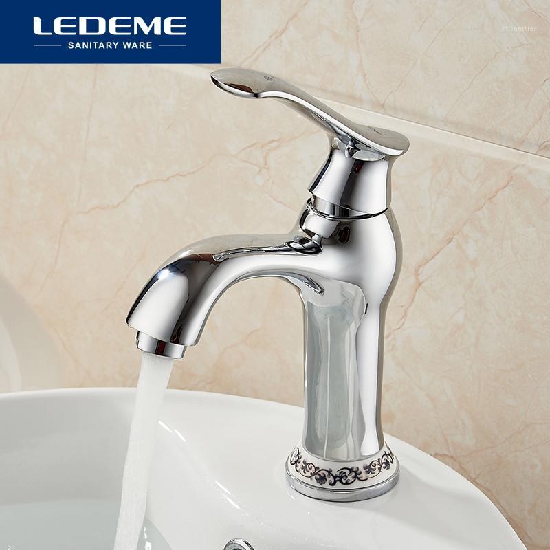 

LEDEME Bathroom Faucet Basin Faucets Elegant Curve Designer Water Bathroom Sink Faucet Mixer Chrome Finish L1041-21