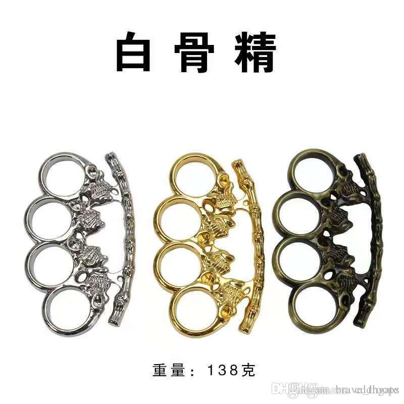 

Iron Town crisis four rings self defense weapon tiger hand glove buckle children support ring fist boxing defense spare parts 002
