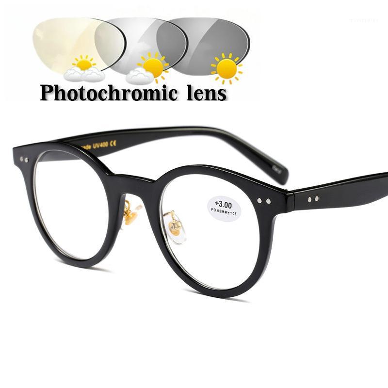

Progressive Multifocal Reading Glasses Men Women Square Sun Photochromic Glasses Frame Near Far Sight Diopter 1.0 1.5 2.0 NX1