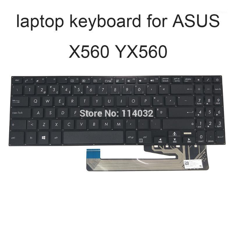 

Replacement keyboards Portuguese Keyboard for ASUS X560 X560UD YX560 UD PO black Laptop Parts no frame brand new 0KNB0-5102PO001