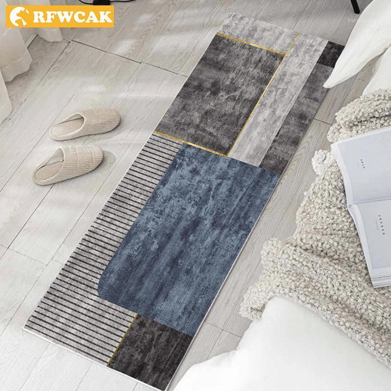 

Nordic Ins Light Luxury Super Soft Non-slip Skin-friendly Living Room Bedroom Bedside Full Tatami Net Red Carpet Floor Mat1