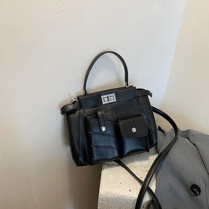 

Women's Bag 2021 New Portable Messenger Bag Dual Purpose Women's Leisure Fashionable Shoulder, Black