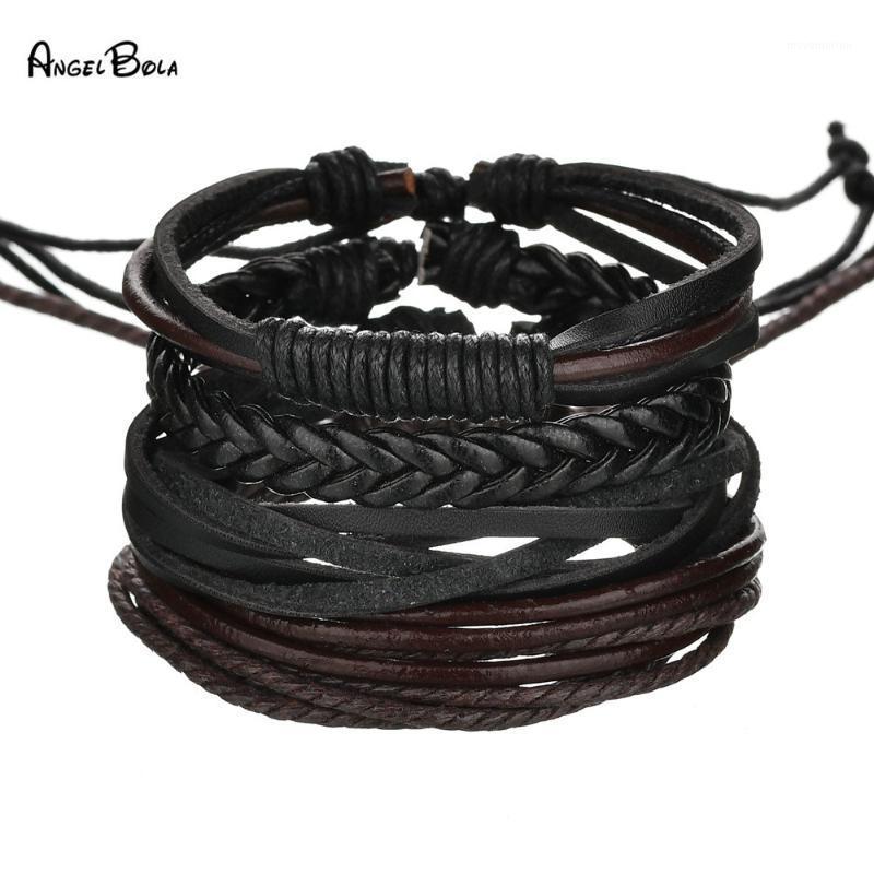 

Wholesale Fashion Multilayer Handmade Cowhide Charm Bracelets for Women Jewelry His and Hers Bracelets Bangle1