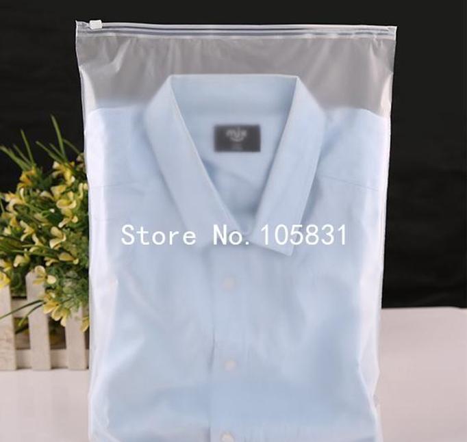 

100pcs 24x35cm Zip Lock Zipper Top Frosted Plastic Bags For Clothing, T-shirt , Skirt Retail Packaging Customized Logo Printing sqcPKLJ