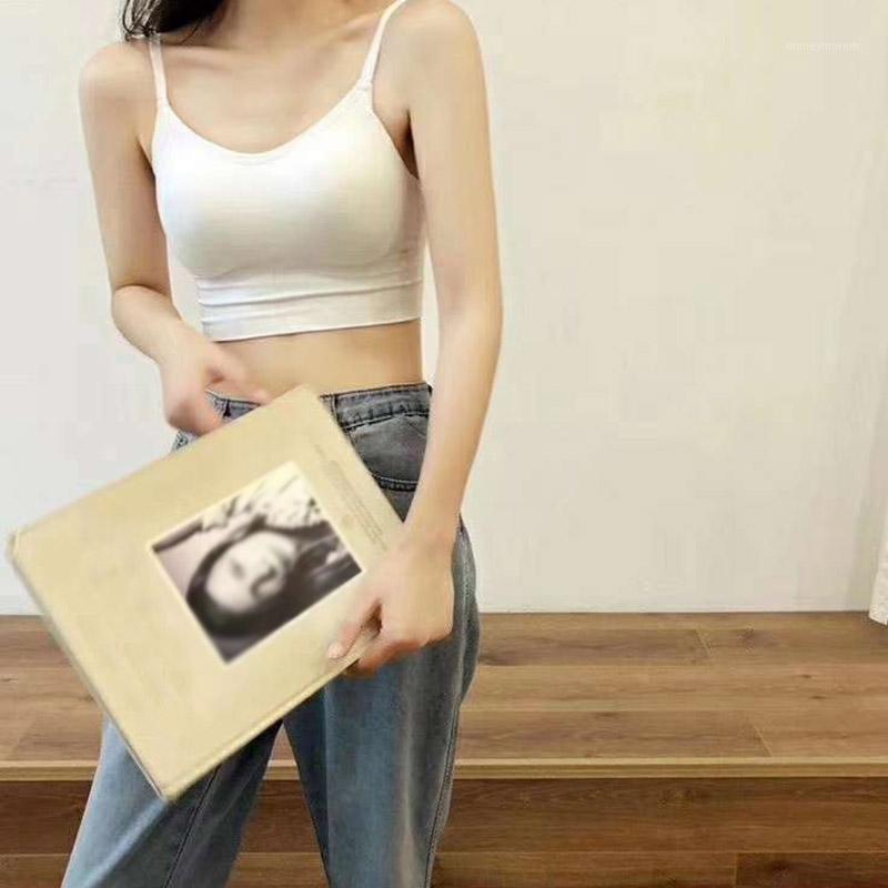 

Sexy Seamless Crop Tops Women Beauty Back Tnak Tops Cozy Camisole Padded Female Wrapped Chest Bottomming Tube Top Sleep1