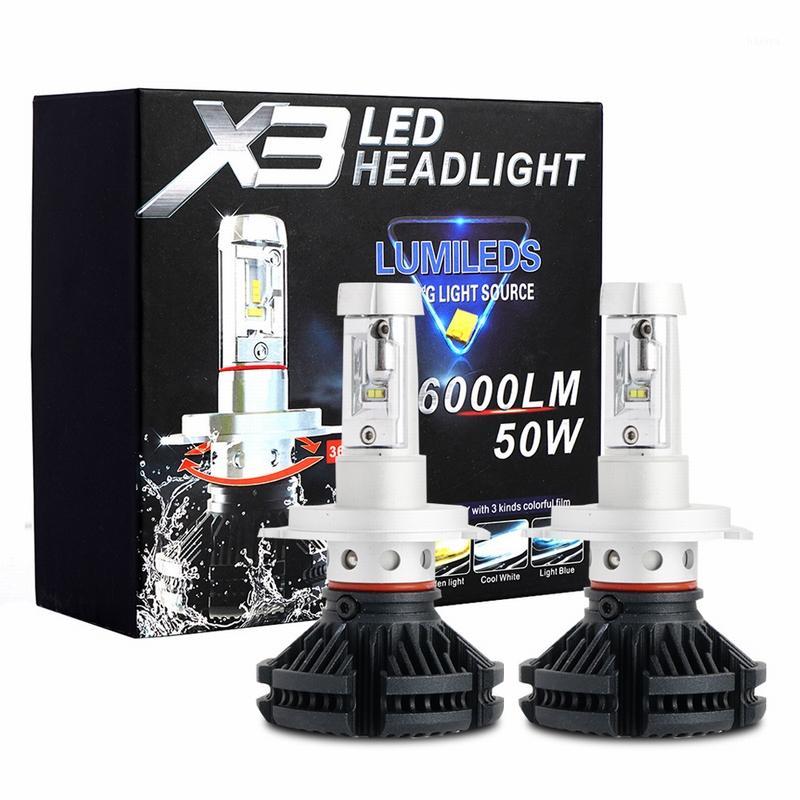 

H4 H7 H11 H1 H3 LED Car Headlight Bulb All In One Hi/Lo Dual Beam Auto Turbo LED Headlamp Bulb With ZES Chip 4300K 6500K 8000K1