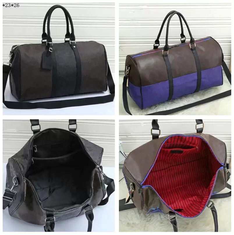 

YQ New Men duffle bag women travel bags hand luggage luxury designer bag Men's backpack pu leather handbags large cross body wallet totes 55cm, 53*21*32