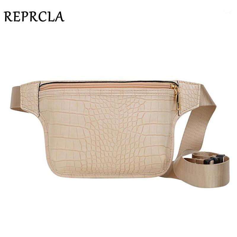 

Fashion Alligator Pattern Waist Bag Women Fanny Pack PU Leather Chest Bag Casual Travel Crossbody Bags for Women1, Beige