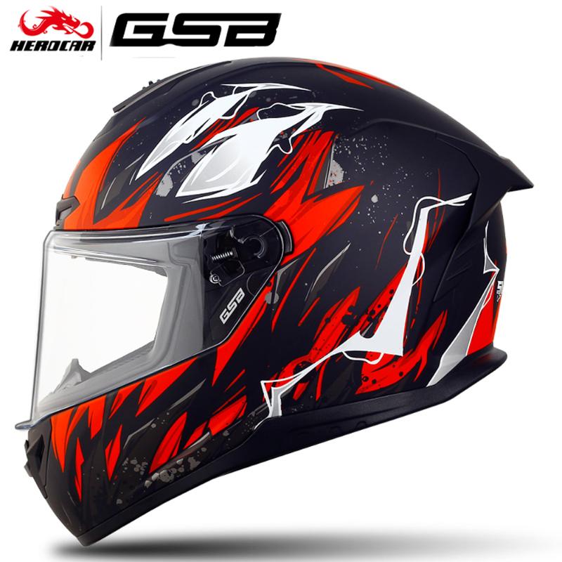 

GSB Helmet Motorcycle ABS Helmet Motorcycle Full Face Motocross Motorbike Motocross Casco Cascos, S-361 a1