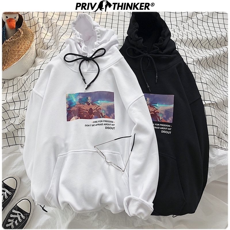 

2021 New Men Anime Print Spring Hoodies Mens Fashion Pullover Unisex O-Neck Sweatshirt Male Hooded Clothes Oversized JVM2, Black(asiansize)