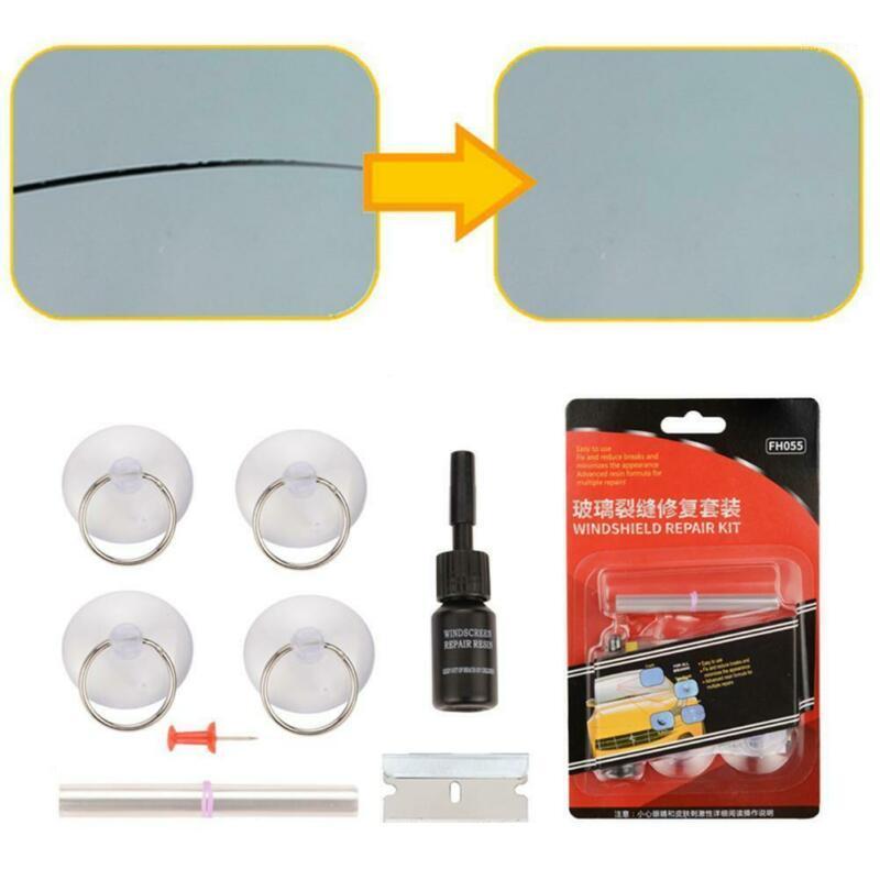 

Set Glass repair tool Fillers Auto Windscreen Kit For Chip&Crack Restore1