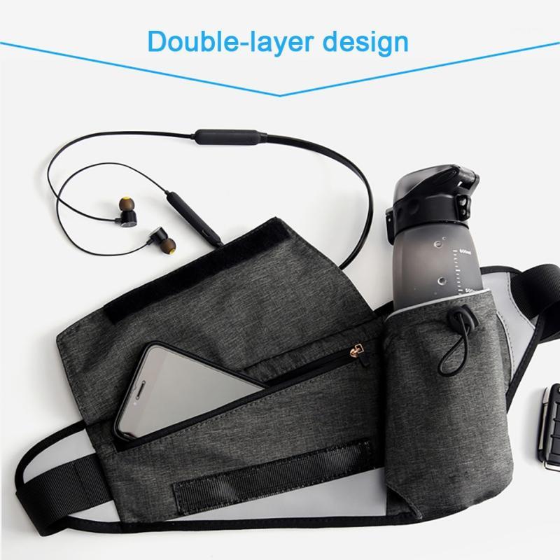 

Running Cycling Waist Bag With Water Bottle Bag Marathon Jogging Camping Belt Pouch Waterproof Anti-theft Phone Fanny Packs1