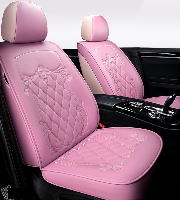 Universal Fit Car Accessories Seat Covers For Sedan Luxury PU Leather Adjuatable Five Seats Full Surrounded Design Seat Covers For SUV-image-417959216