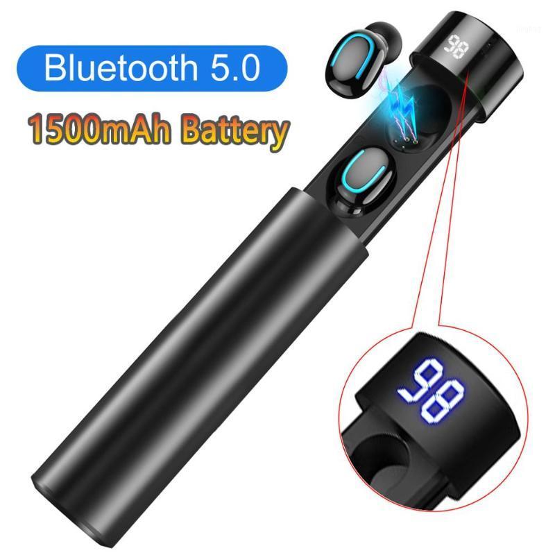 

Q67 TWS Wireless Earbuds 3D Stereo Mini Portable Bluetooth V5.0 Earphone With LED Power Display Waterproof Auto Pairing Headset1, Red