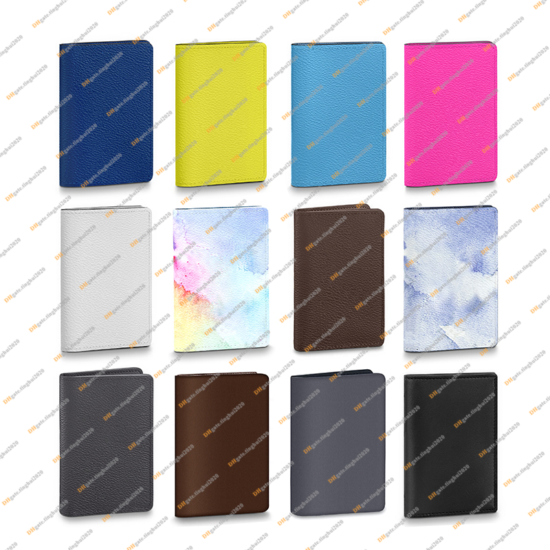 

Unisex Fashion Casual Designer Luxury Credit Card Holder Pocket Wallet Coin Purse Key Pouch High Quality TOP 5A M60502 N63143 M61696 N63145, Black flower