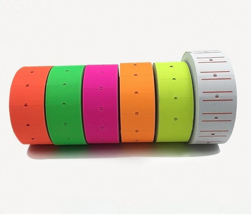 

Food Processors 10 Pcs Lines Pricing Gun Label Paper Tag Mark Price Rolls Bulk Single Row For MX-5500 Labeller 21mmX12mm PTSP