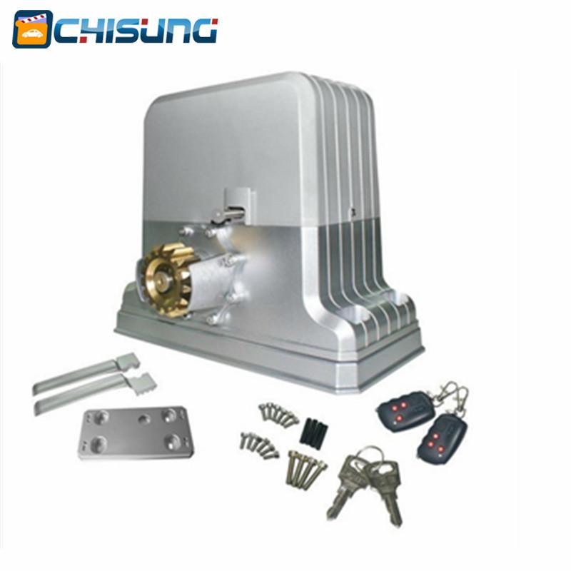 

Waterproof Automatic sliding gate opener with 2 Remote Controls