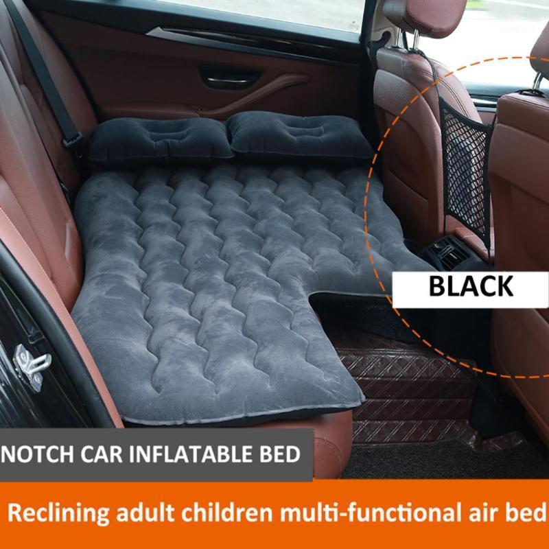 

Car Air Mattress Travel Inflatable Back Seat Air Bed Cushion With Auto Pump And Two Pillows Portable Camping Vacation Rest Sleep1