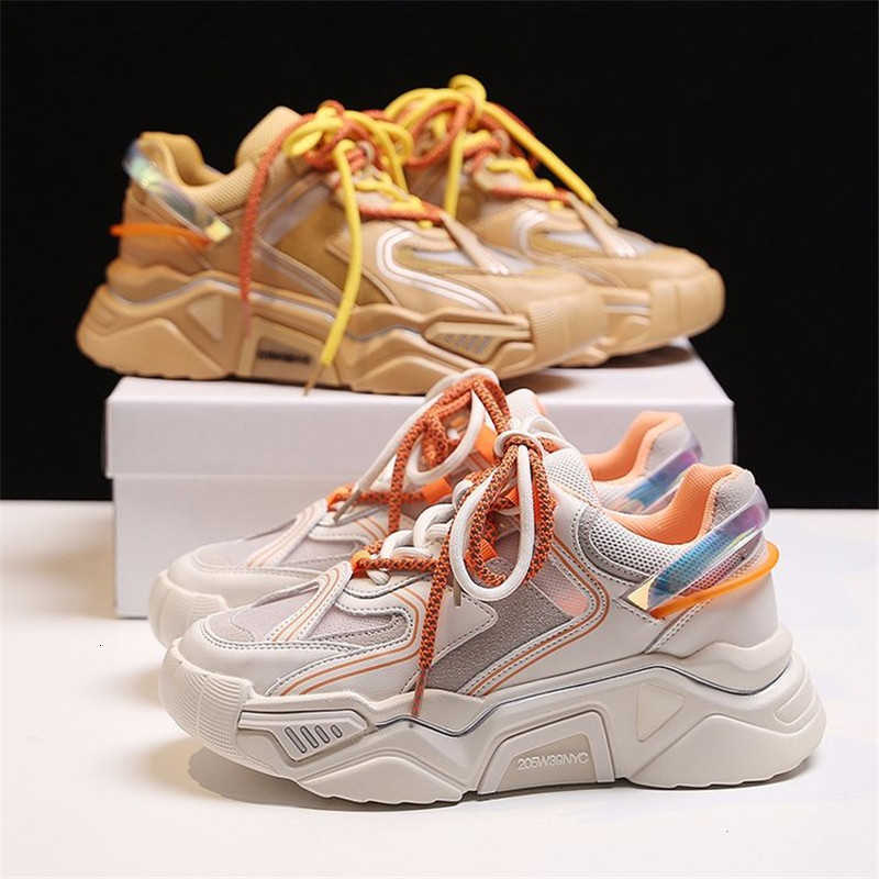 

2021 New Wholesale Fashions Lace to Breathable Mesh Women's Trainers Shoes Father 5VYS