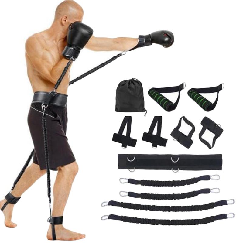 

150lb Arm Waist Trainer Bouncing Agile Trainer Boxing Kick Resistance Rope Suit Fitness Workout Professional