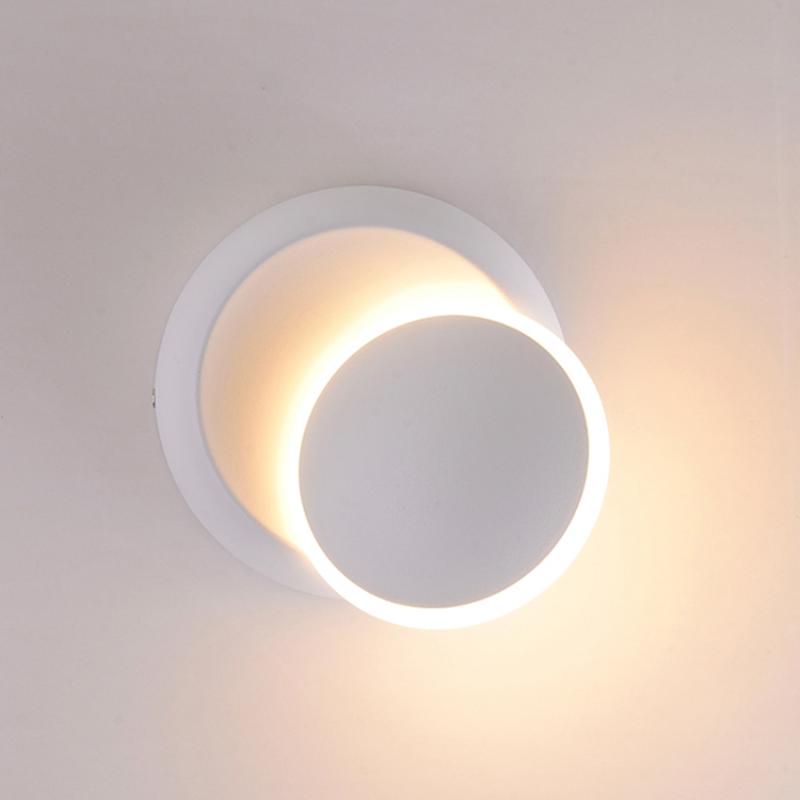 

360 Swivel led Wall Light Aluminum Wall lamps for Bedroom Living Room Decor Lighting Mounted 5W AC90-260V MR-39