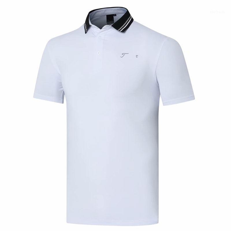 

New Men Short sleeve Golf T-shirt 4 colors Men Sports Golf clothes -XXL in choice Titl Leisure shirt1, Red