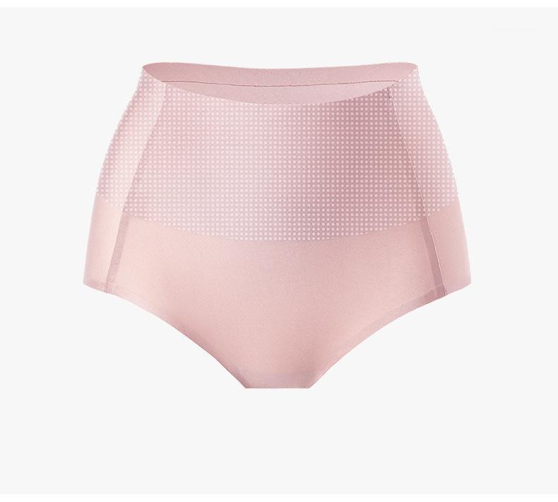 

Solid Ice Silk Underpants Seamless Abdomen Briefs Women's Antibacterial Panties Lingerie Breathable Underwear Female Intimates1, 1pc skin