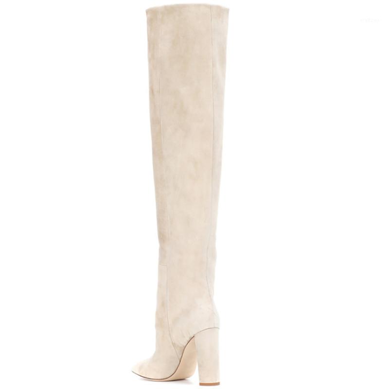 

Designer Women's Warm Boots Shoes Woman High Heels Thigh High Boots Women 2020 Sexy Thigh Women Western Large Size451, As pic