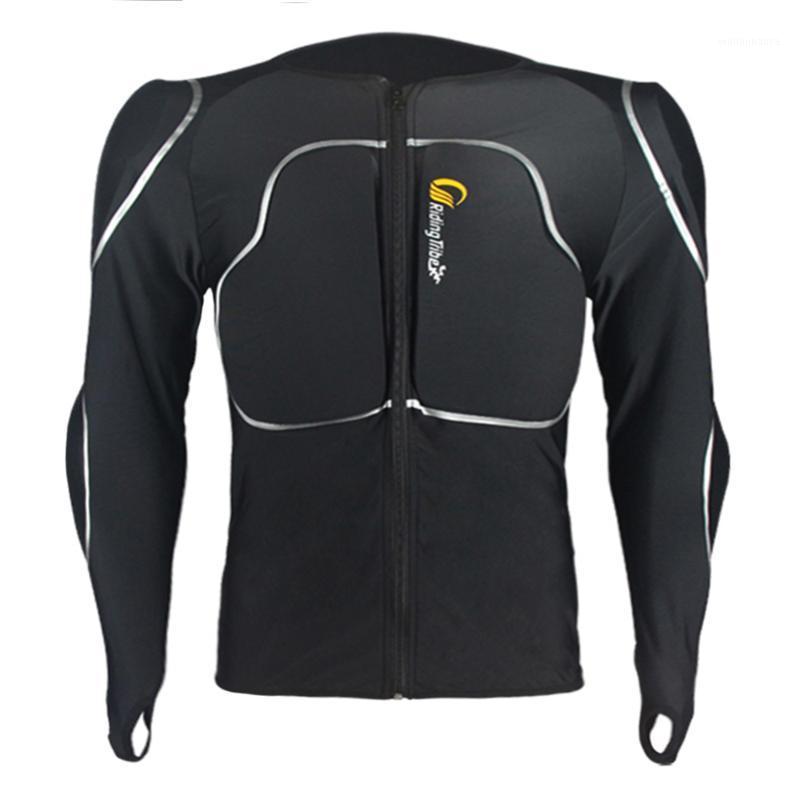 

Motorcycle Armor Jacket Full Motorcycle Body Armor Shirt Jacket Motorbike Motocross Back Shoulder Protector Gear M-XXXL Silver1