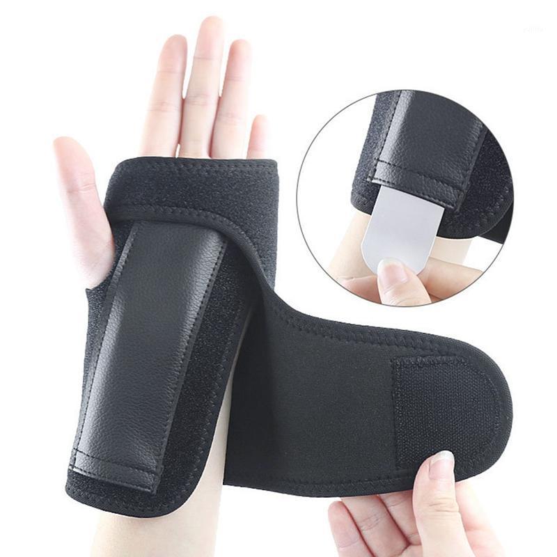 

1Pc Removable Adjustable Wristband Steel Wrist Brace Support Arthritis Sprain Carpal Tunnel Splint Wrap Protector1, H01-left