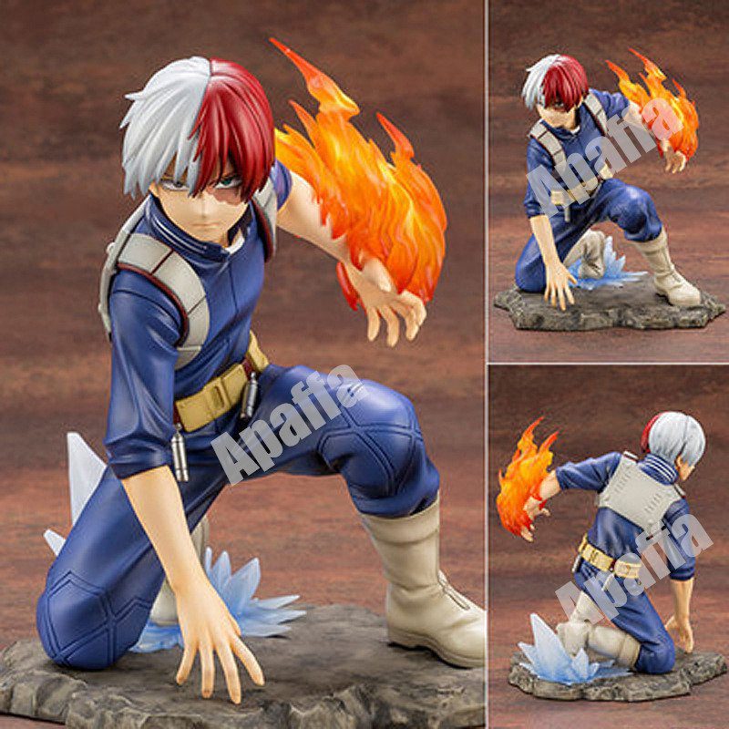 

16cm Anime My Hero Academia Figure todoroki shoto Figurine PVC Action Collectible Model Decorations Doll Toys For Children X0121, Without box