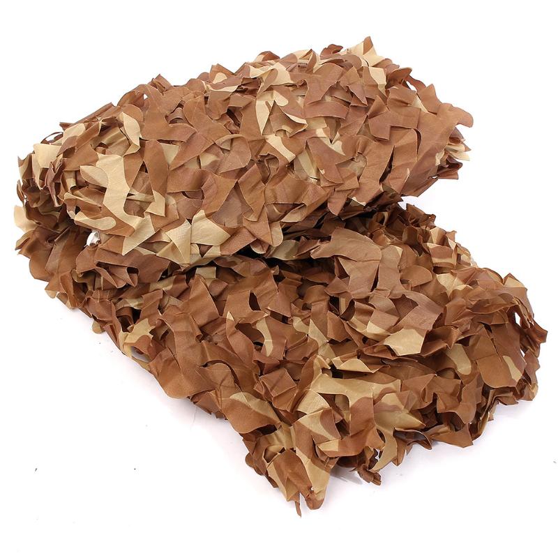 

2x3m Portable Camouflage Net Woodland Foldable Double Layer Home Garden Accessories Bird Watching Car Covers Outdoor Camping