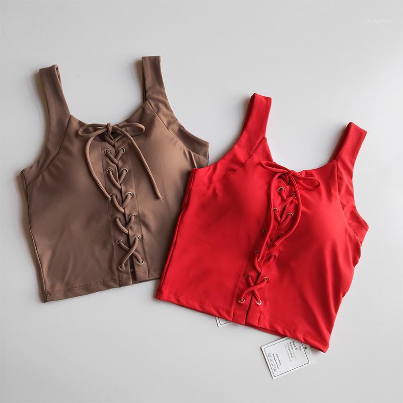 

2020 Mesh Yoga Bra Women Shockproof Sports Bra Running Workout Gym Top Gathering Widened Shoulder Belt Short Vest Tops1, Red
