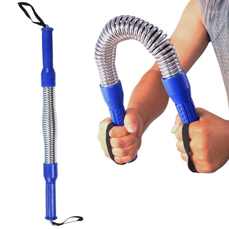 

Arm Strength Trainer 30-60kg Plated Spring Arm Bar Fitness Chest Exercise Spring Rally Blue Hand gripper Strengths Expander1