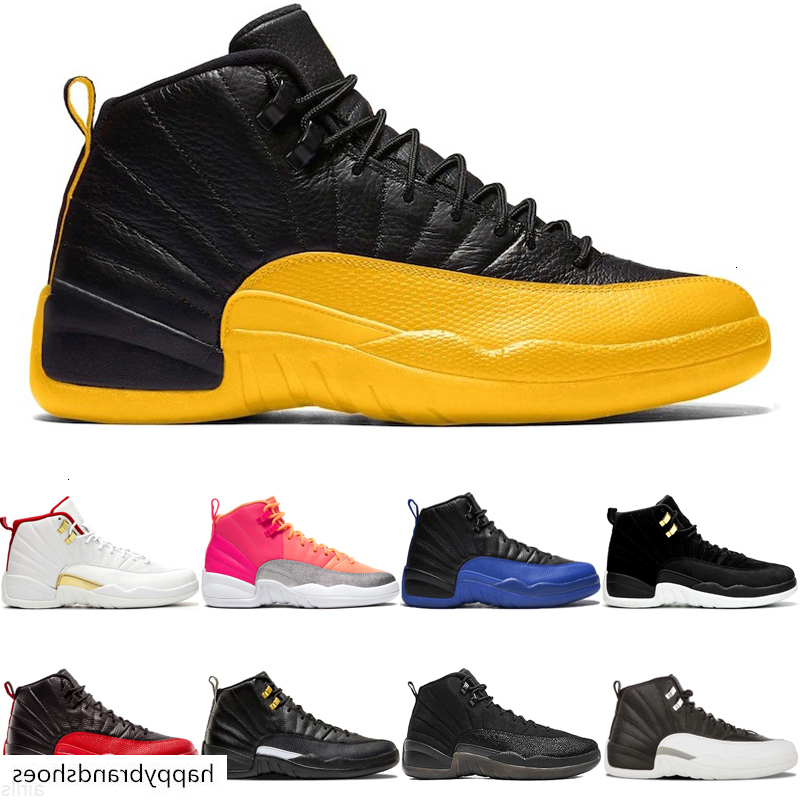 

Designer 12 12s Jumpman Reverse Taxi Men Basketball Shoes Game Royal University Gold FIBA Hot Punch Mens Sport Sneakers Trainer