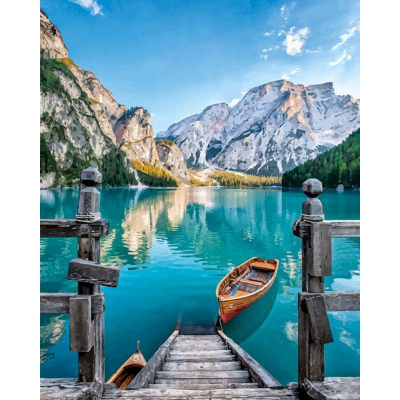 

Beautiful Scenery Bryce Lake DIY Digital 50x65 Painting By Number Modern Wall Art Canvas Acrylic Painting Unique Gift Home Decor