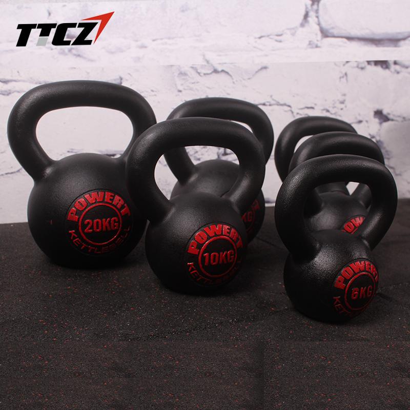 

Kettle Bell weight Lifting fitness equipment Dumbbell Kettlebell, Black