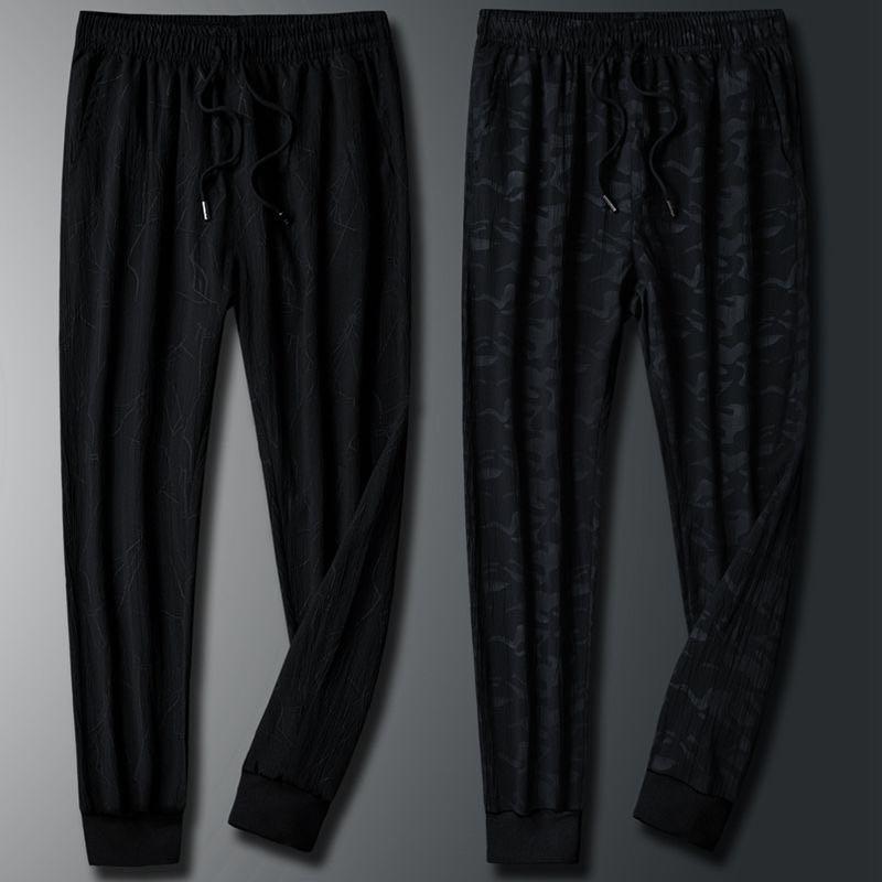 

New men's casual pants spring and summer comfortable casual trousers Slim quick-drying sports elastic nine-point pants, 3 camouflage pattern