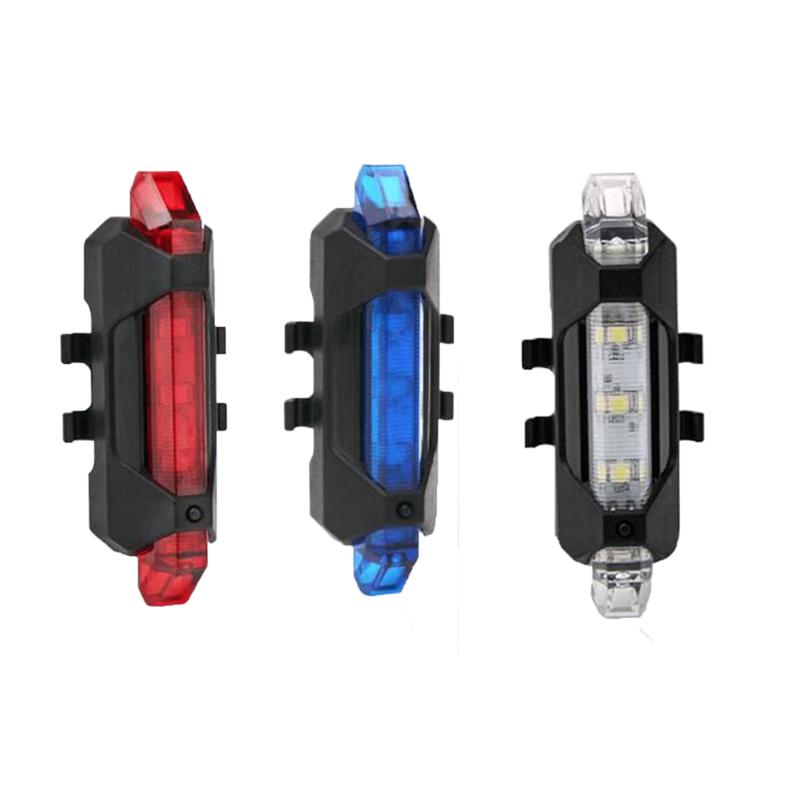 

FangNymphUSB Rechargeable Bicycle Tail Light Waterproof Set LED 4 Modes Fashion Bike Flashing Warning