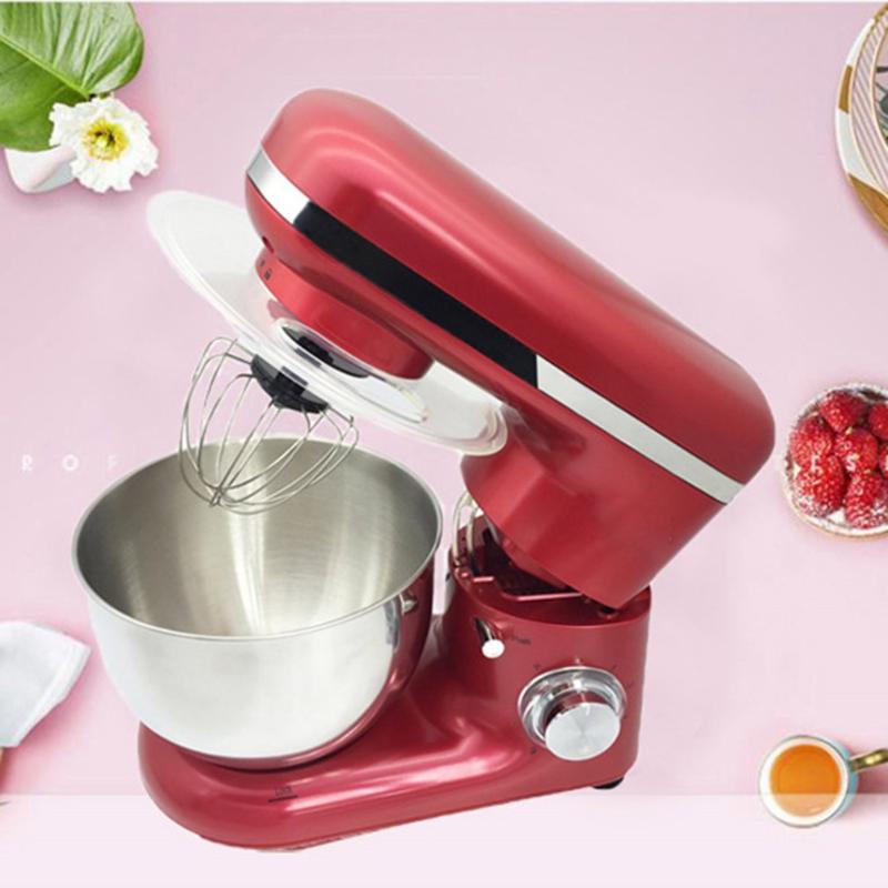 

1500W 4L Stainless Steel Bowl 6-speed Kitchen Stand Mixer Cream Egg Whisk Blender Cake Dough Bread Mixer Maker Machine