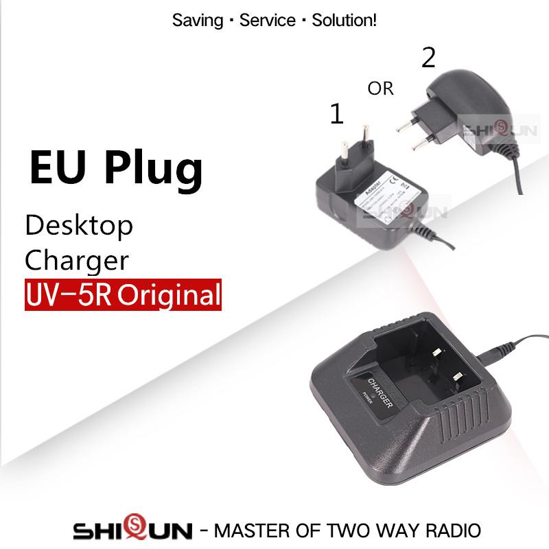 

Original Baofeng Walkie Talkie UV-5R Battery charger EU US UK AU Adapter For UV-8HX UV-5RHX UV-5RA UV-5RE UV F8 DM-5R Plus radio