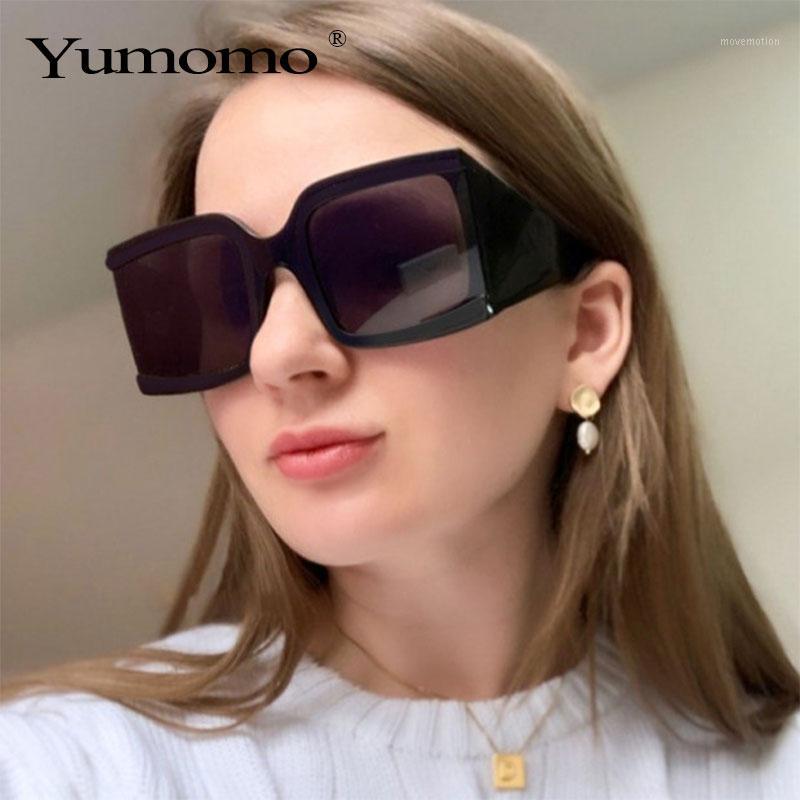 

2020 Retro Square Black Sunglasses Women New Designer Oversized Sun Glasses For Female Festival Eyewear UV400 Gafas1