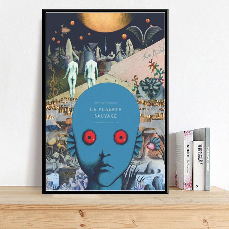 

Fantastic Planet La planete sauvage Sci-Fi Classic Movie Art Canvas Painting Poster Wall Home Decor