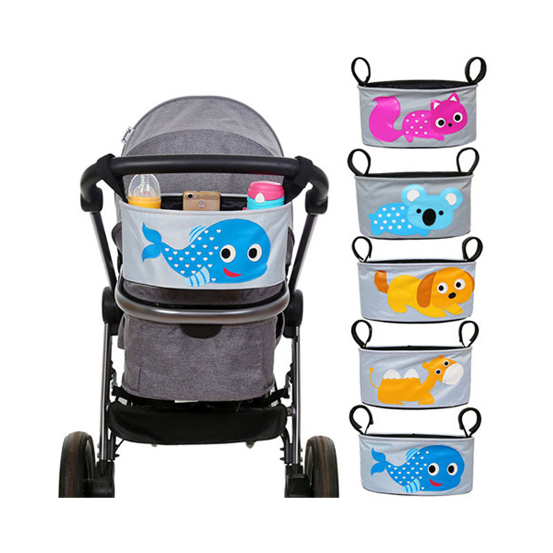 Noblik Bolsa de Pa?Ales para Beb/éS para Cochecito Organizador Pa?Al Impermeable Cochecito Carro Bolsa de Botella con Aislamiento T/éRmico Mochila Mami Verde