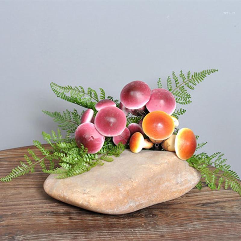 

Mushrooms Flower Artificial Vegetable Wedding Decor Home Christmas Decoration DIY Accessories1, Orange