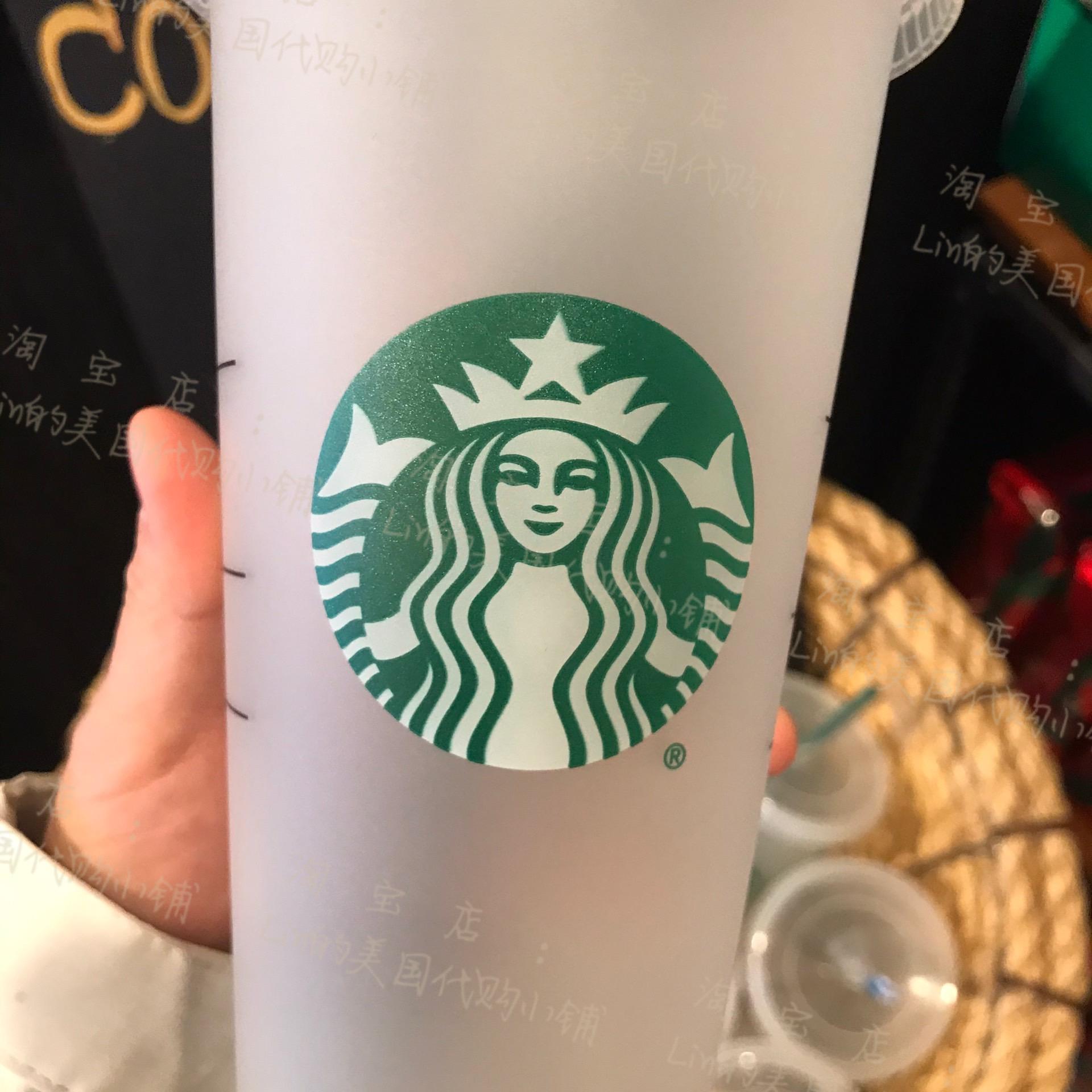 

Don't rub off off Starbucks 24OZ/710ml Plastic Tumbler Reusable Clear Drinking Flat Bottom Cup Pillar Shape Lid Straw Mug 50PCS DHL